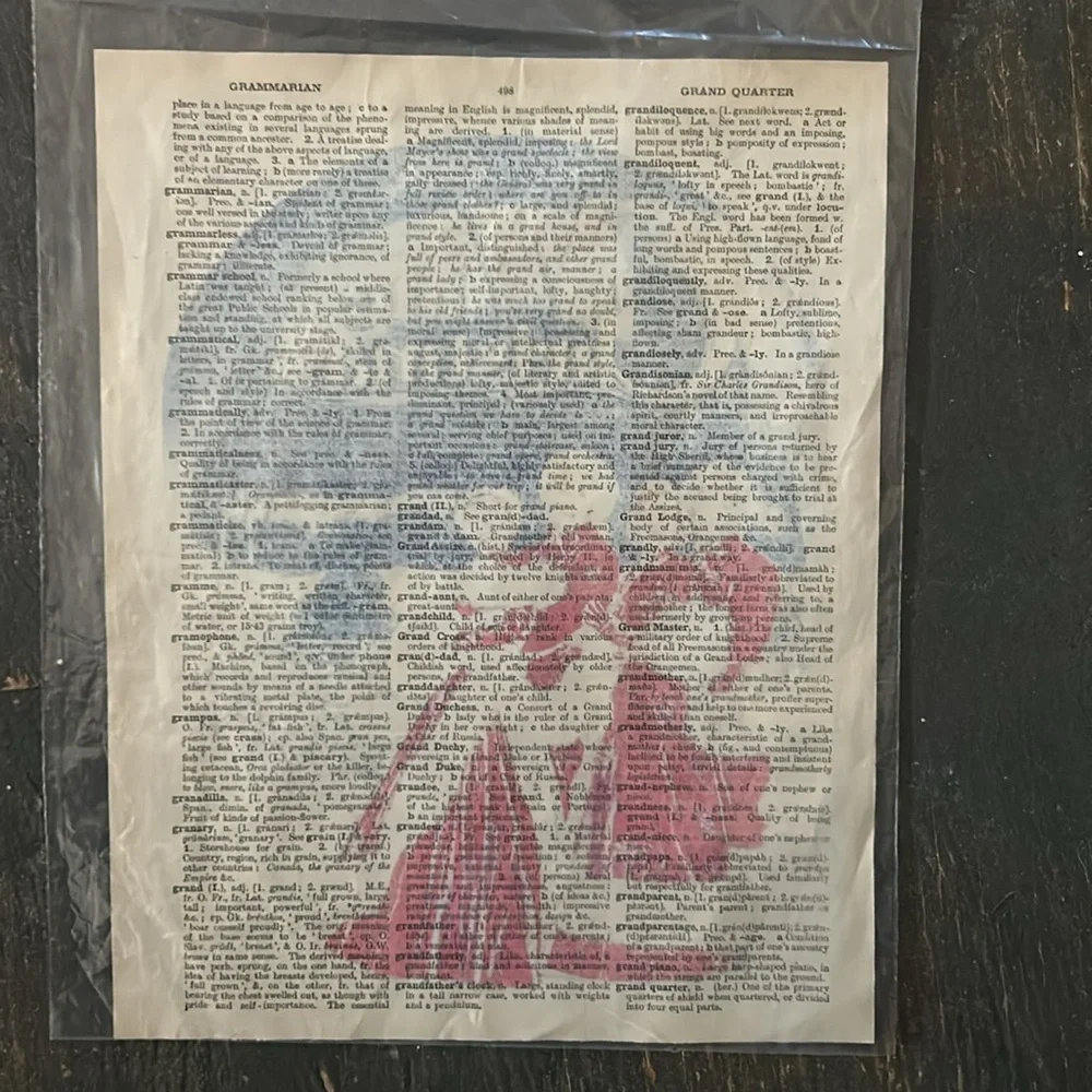 Handmade White Christmas print - Christmas, new in plastic sleeve! - Picture 4 of 5